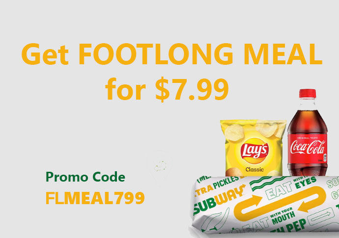 Subway Coupon Code: $2 Off One Footlongs when you add chips App/